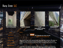 Tablet Screenshot of duracretegroup.com
